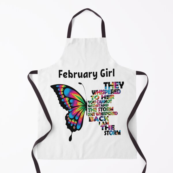 Item preview, February Girl Butterfly Quote designed and sold by sasigifts.