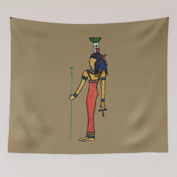 Item preview, Ancient Egyptian Goddess Nephthys Watercolor Painting designed and sold by WatercolorStore.