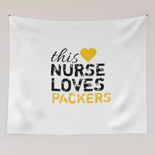 Item preview, this nurse loves packers  funny gift designed and sold by medbouk1.