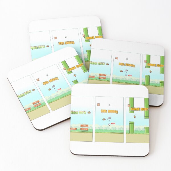 Item preview, Flappy Bird - Get Ready, Game Over - Throwback designed and sold by MonkeysMouth.