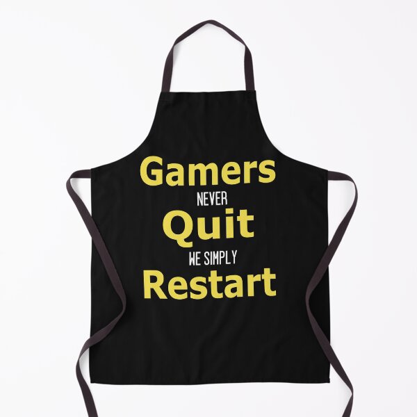 Item preview, Gamers never quit we simply restart - Funny Gamer T-shirt designed and sold by FunnyDSN.