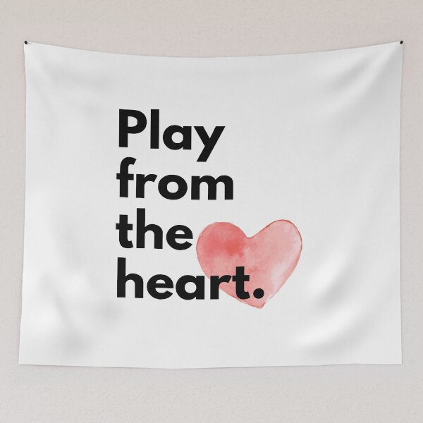 Item preview, Play from the heart designed and sold by RaquelDeneth.