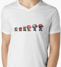 Pokemon evolution Men's V-Neck T-Shirt