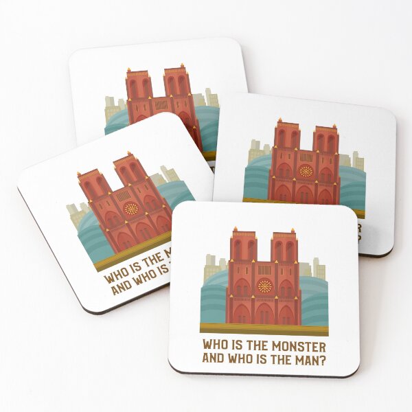 Item preview, Hunchback of Notre Dame Who is the monster and who is the man? designed and sold by QuirkyKingdom.