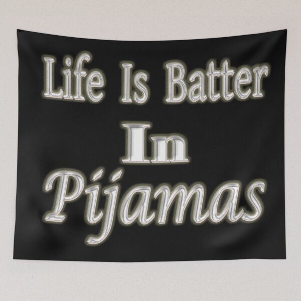 Item preview, Life is better in pyjamas designed and sold by TBShali.