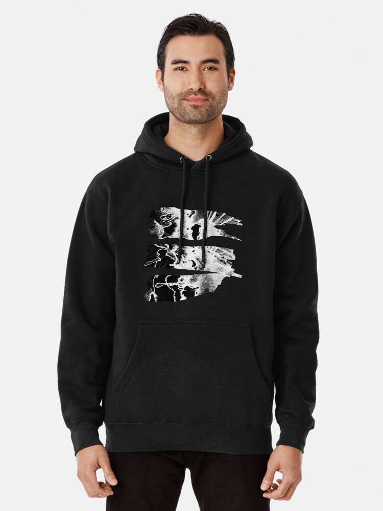 Bleach splatter hoodie best sale