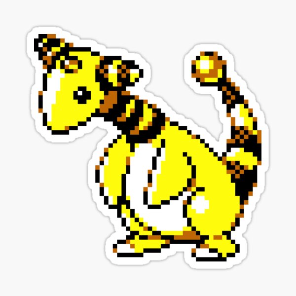 Copy of ampharos silver sprite Sticker