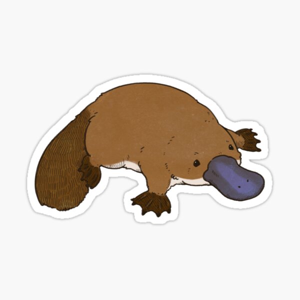 Item preview, Adorable Brown Platypus designed and sold by You Store.