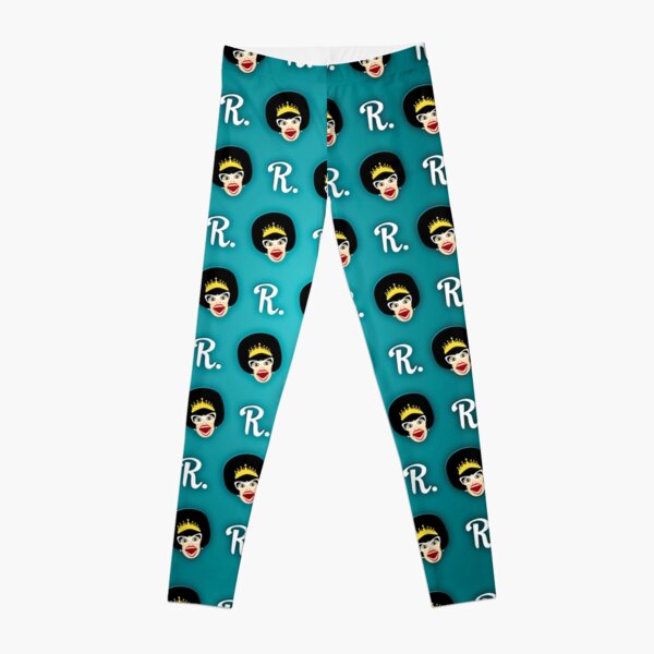 Many Faces of Miss Richfield - Teal Leggings