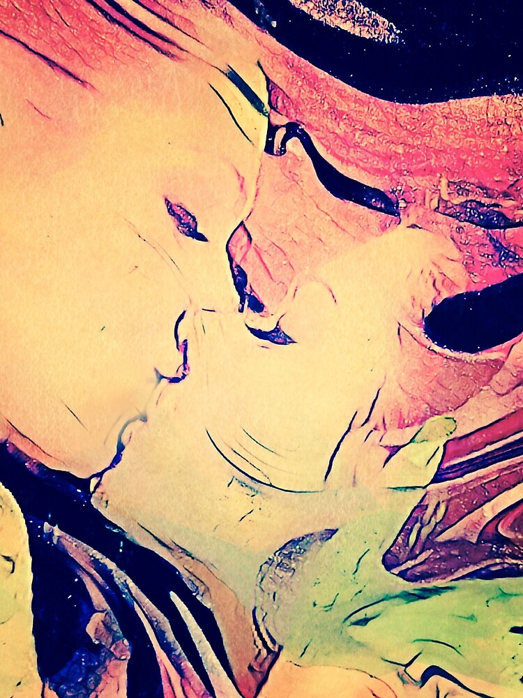 Abstract Kiss by OfSelina