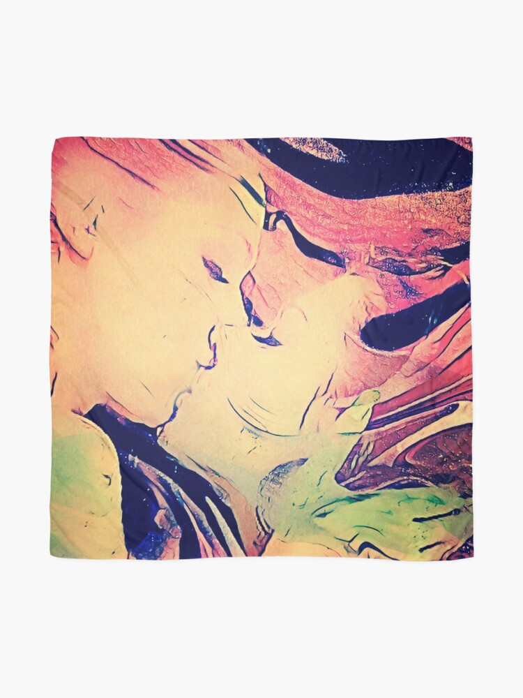 Alternate view of Abstract Kiss Scarf