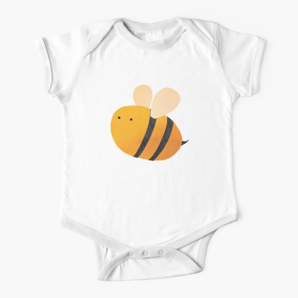 Bee Short Sleeve Baby One-Piece