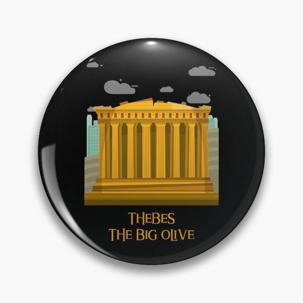 Item preview, Hercules Thebes The Big Olive designed and sold by QuirkyKingdom.