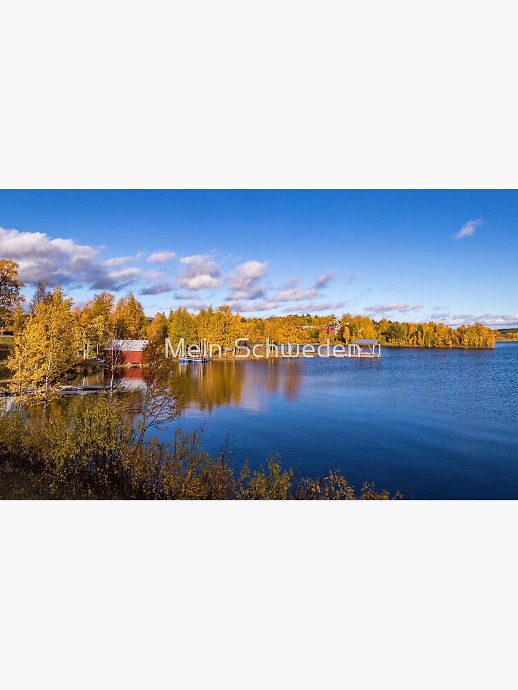 Ein herbstlicher See bei Arjeplog von Mein-Schweden