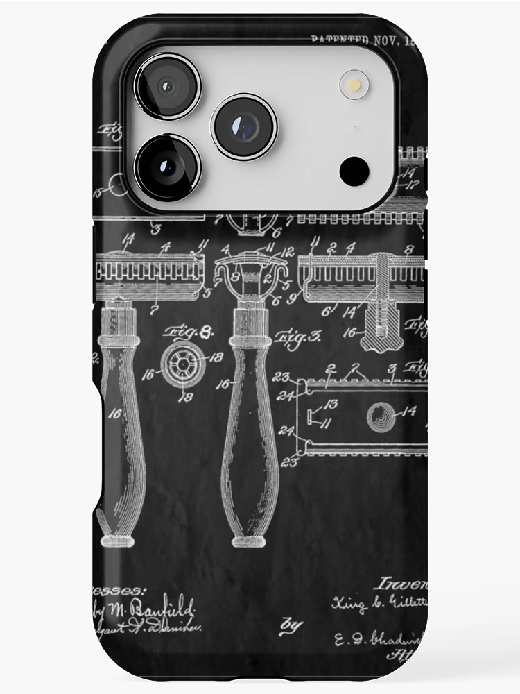 Thumbnail 1 of 4, iPhone Case, Patent Image - Razor - Inverted designed and sold by imageresource.