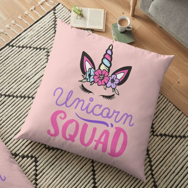 Unicorn Squad Floor Pillow