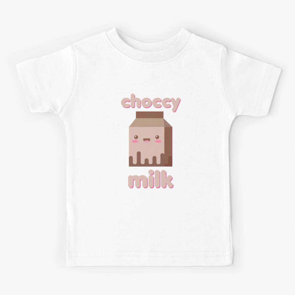 "Choccy Milk Drink Chocolate Milk Kawaii Cute Baby Funny Meme Urban Slang" Kids TShirt for Sale