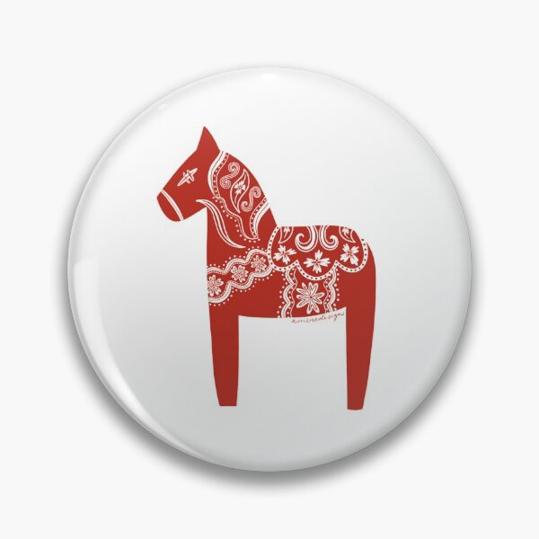 Item preview, Dala Horse (Scarlet) designed and sold by A Mere Design.