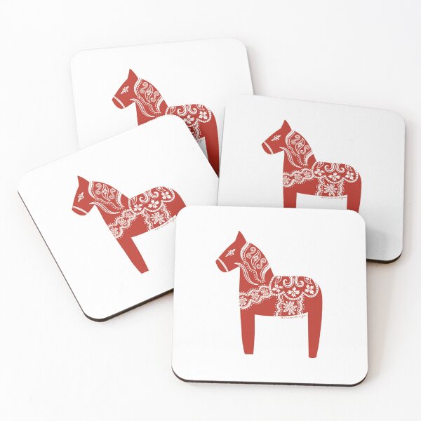 Item preview, Dala Horse (Scarlet) designed and sold by A Mere Design.