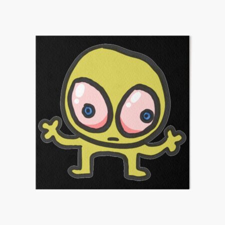 Shush Cursed Emoji | Art Board Print