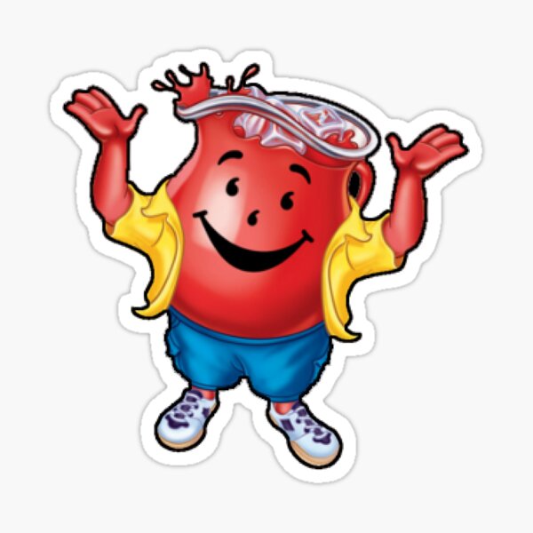 Kool Aid Man Stickers Redbubble - kool aid man roblox decal