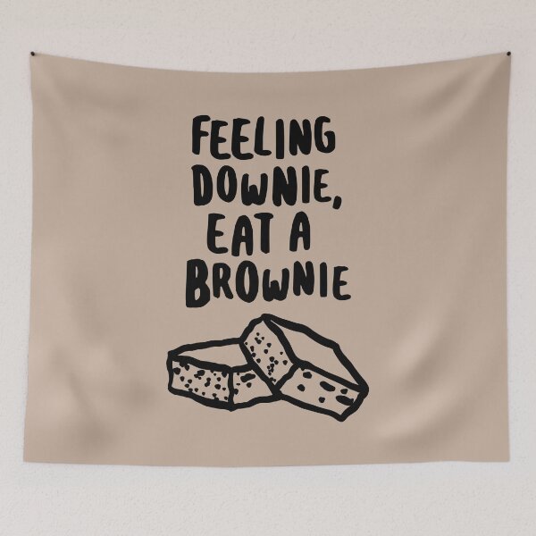 Item preview, Feeling downie, eat a Brownie designed and sold by lemontee.