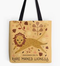 Maned Lioness Tote Bag