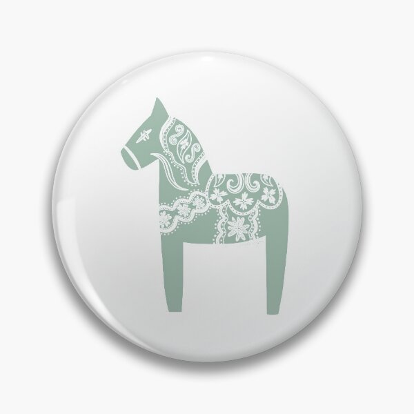 Item preview, Dala Horse (Sage) designed and sold by A Mere Design.