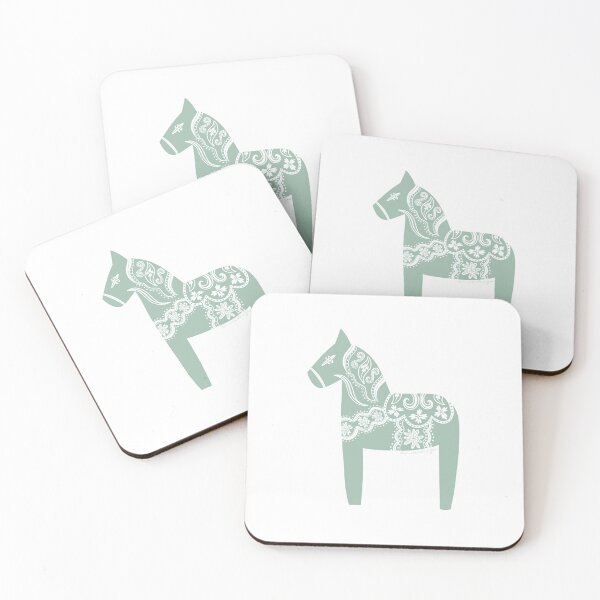 Item preview, Dala Horse (Sage) designed and sold by A Mere Design.