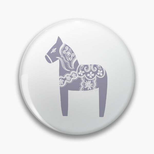 Item preview, Dala Horse (Lavender) designed and sold by A Mere Design.