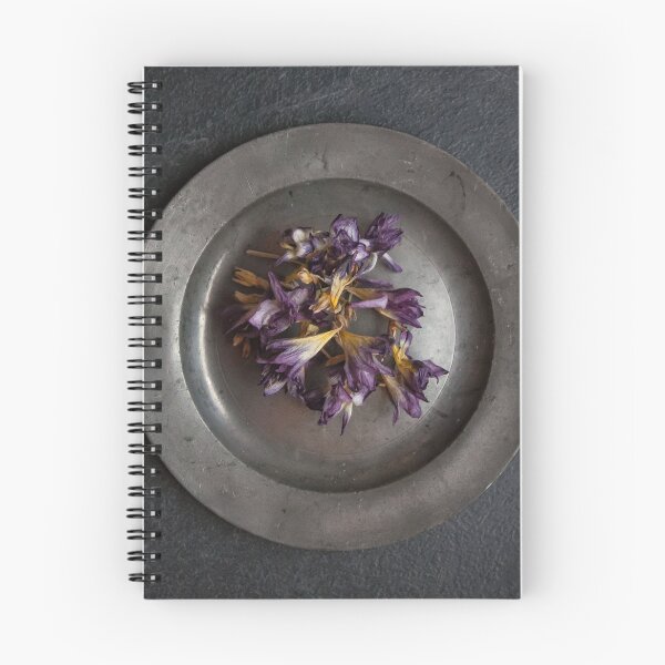 Item preview, flowers on pewter plate designed and sold by David Milnes.