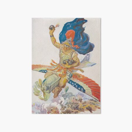 World War I American Airpower Art Art Board Print