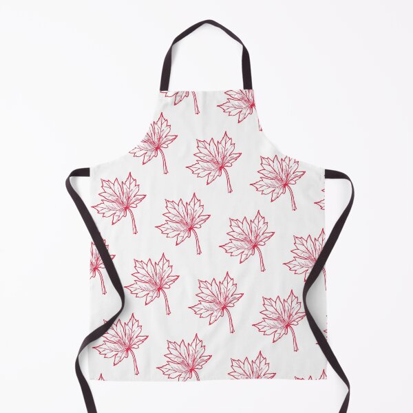 Item preview, Red maple leaves on white background designed and sold by fowons.