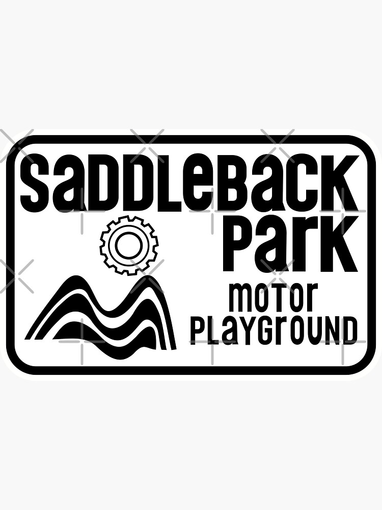 Saddleback Park Motor Playground Logo (White) by racerspitstop