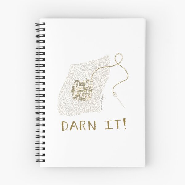 Item preview, Darn It! (Gold) designed and sold by A Mere Design.