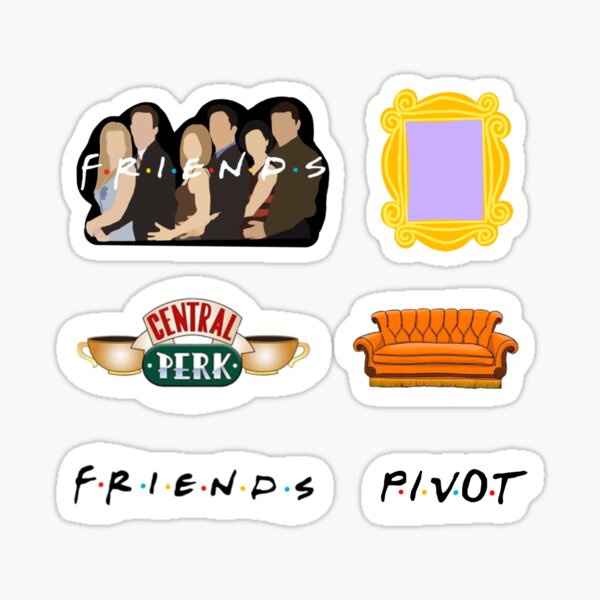 Das Aufkleberpaket der Freunde Sticker