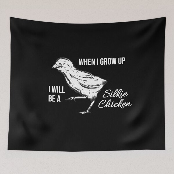 Item preview, Silkie Chicken Cute Chick I Will Be A Silkie Hen Chicken Gift designed and sold by leofel.