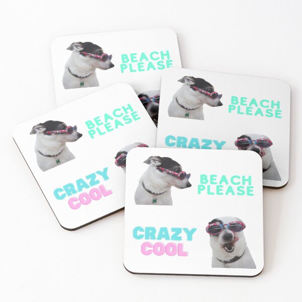 Item preview, Crazy Cool Jack Russell Terrier with Sunglasses Beach Please designed and sold by sun-shadoww.