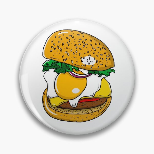 Item preview, Egg Omelet Burger designed and sold by lemontee.