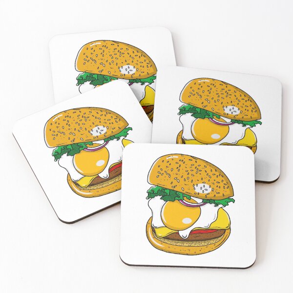 Item preview, Egg Omelet Burger designed and sold by lemontee.
