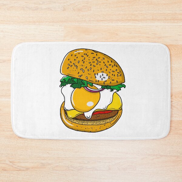 Item preview, Egg Omelet Burger designed and sold by lemontee.