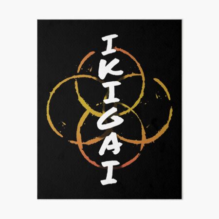 Aperçu de l'œuvre Ikigai - sens de la vie - une raison d'être - sagesse de la vie japonaise créée et vendue par hendeJens.