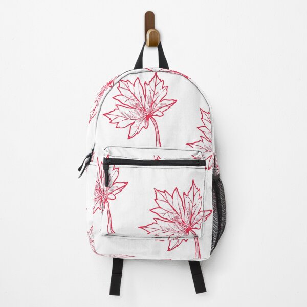 Item preview, Red maple leaves on white background designed and sold by fowons.