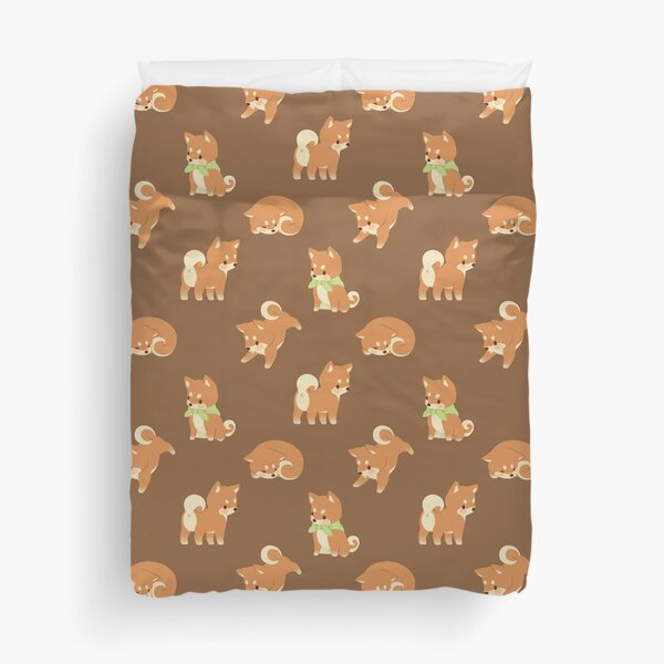 Winzige Shibas Bettbezug