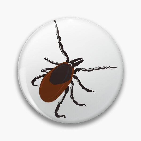 Item preview, Questing Deer Tick (Ixodes scapularis)  designed and sold by thebugladies.