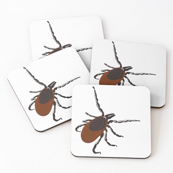 Item preview, Questing Deer Tick (Ixodes scapularis)  designed and sold by thebugladies.