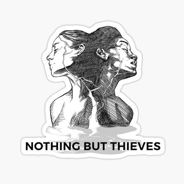 Nichts als Diebe, Mädchen Kunstwerk Sticker