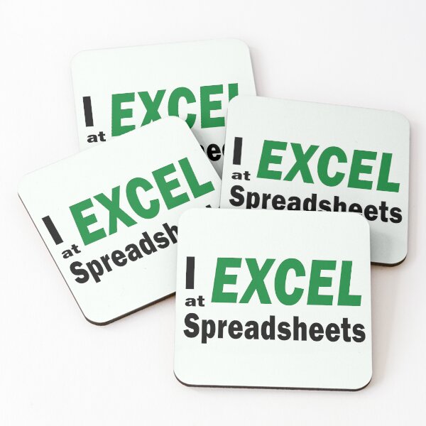 Item preview, I Excel at Spreadsheets designed and sold by Sarah Chatfield.