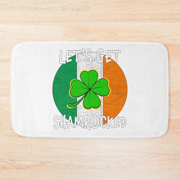 Item preview, Let's get shamrocked funny St. Patrick's Day design designed and sold by CarrieTDesigns.