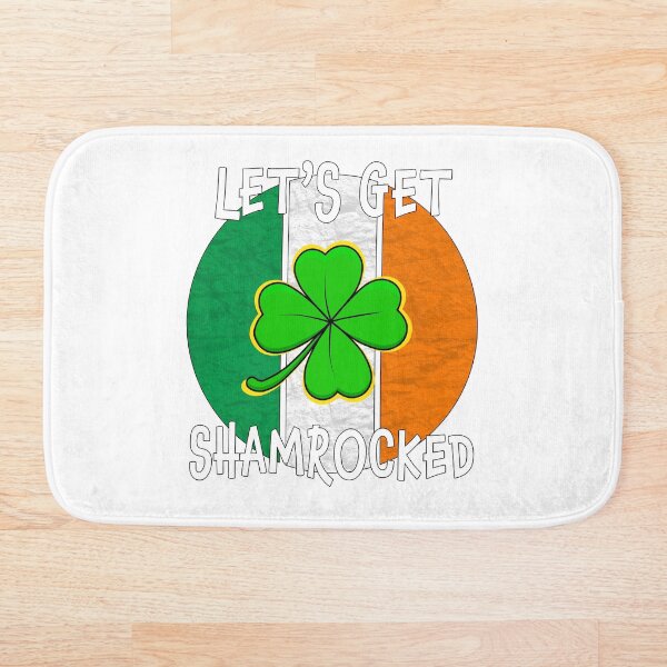 Item preview, Let's get shamrocked funny St. Patrick's Day design designed and sold by CarrieTDesigns.